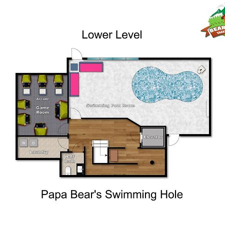 Papa Bear'S Swimming Hole Villa Sevierville Exterior photo