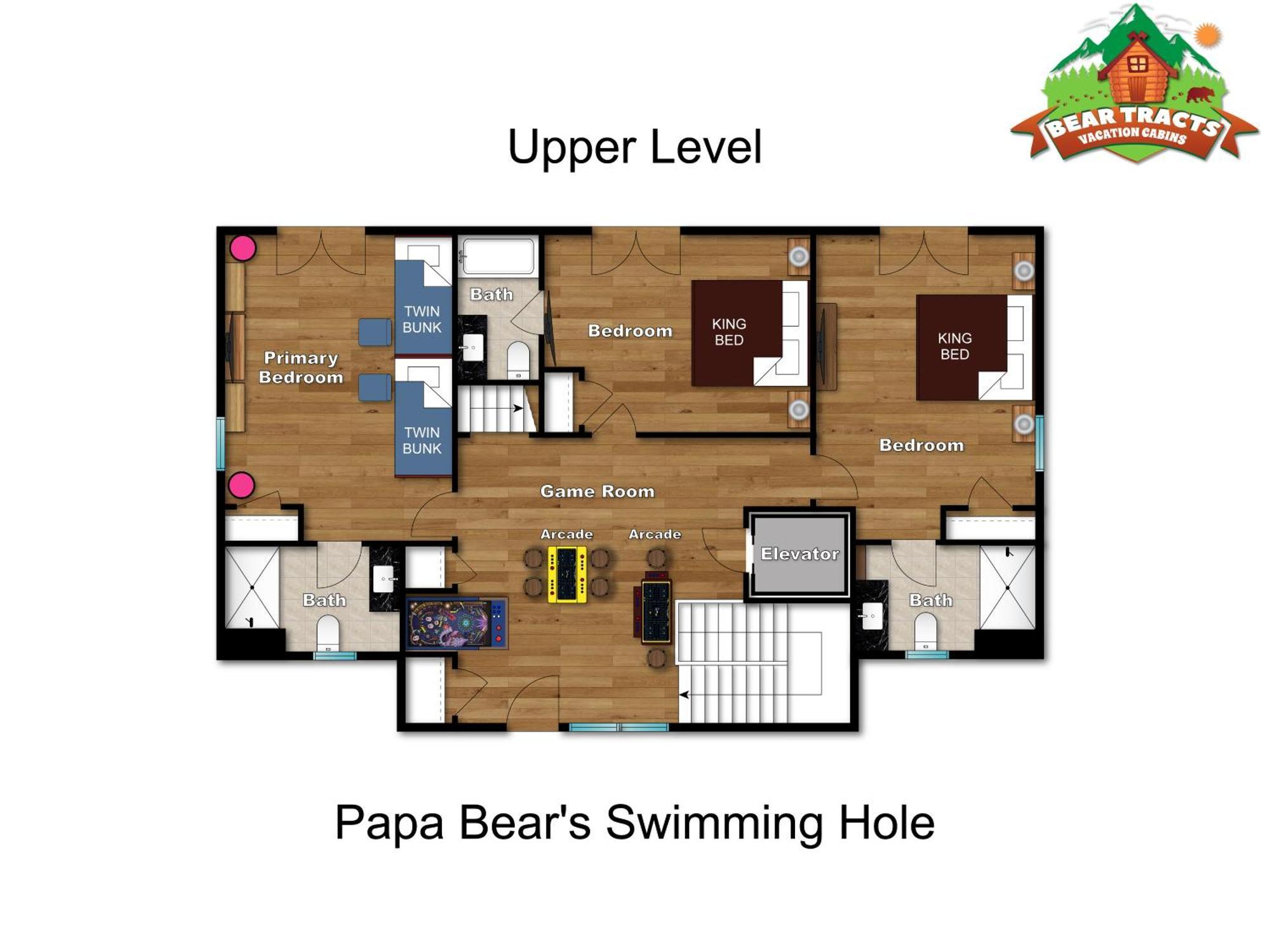 Papa Bear'S Swimming Hole Villa Sevierville Exterior photo