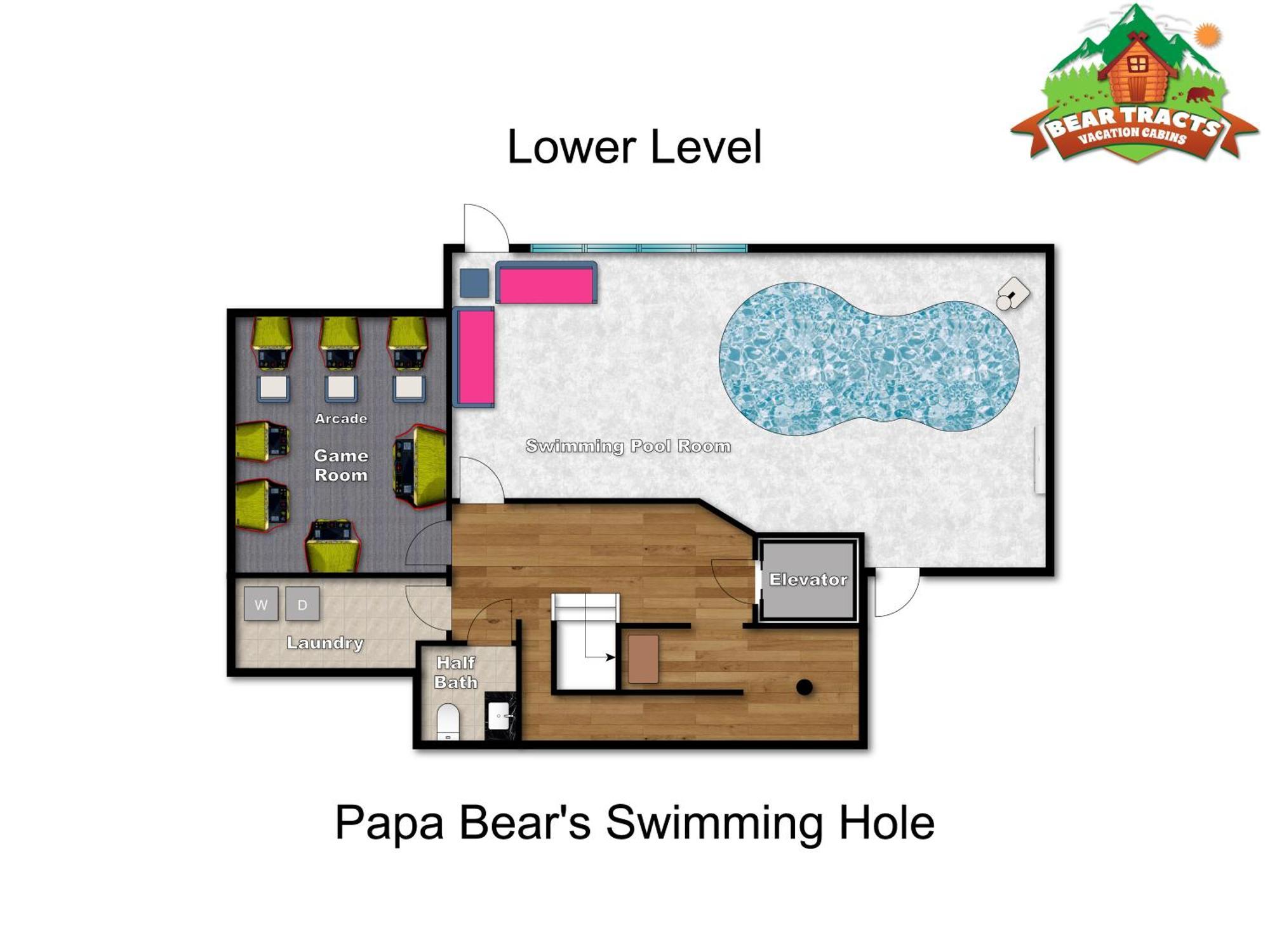 Papa Bear'S Swimming Hole Villa Sevierville Exterior photo